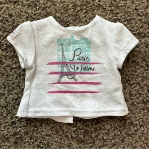 American Girl Grace Thomas GOTY 2015 Paris Design Shirt 18” Doll